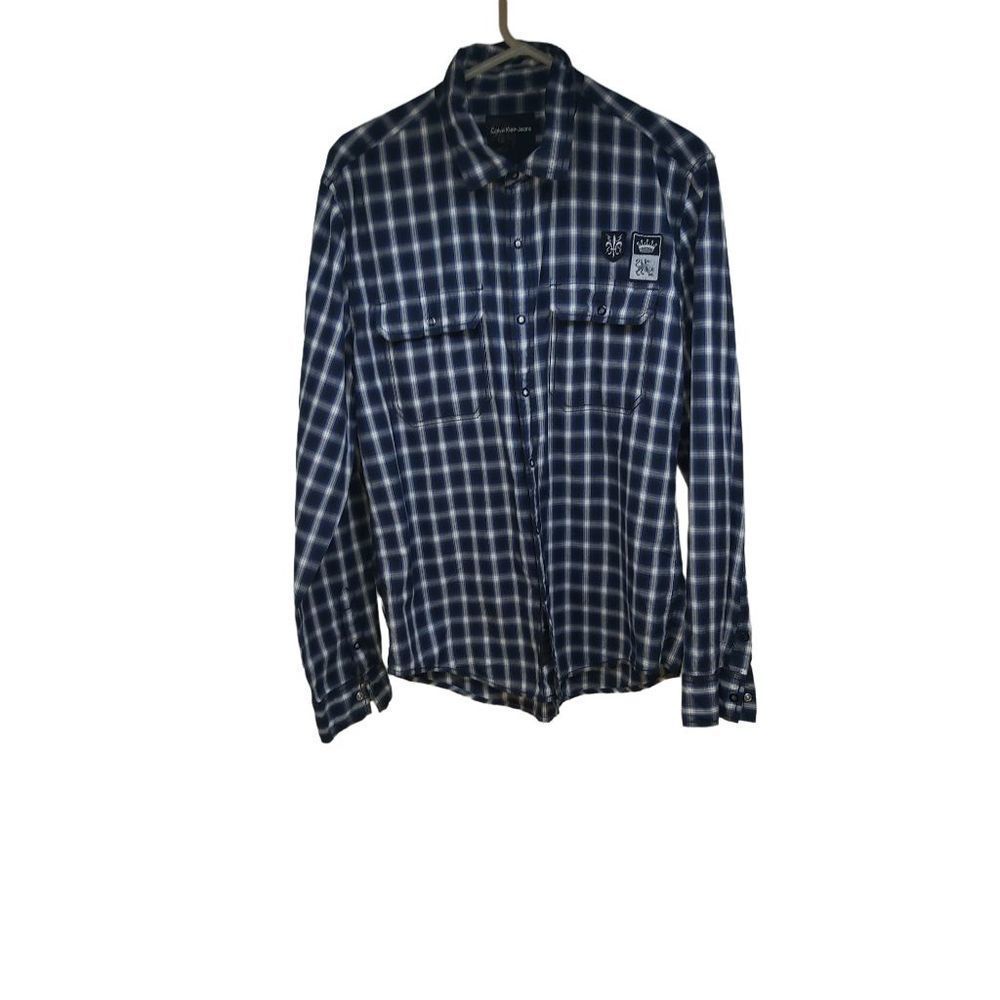 Calvin Klien Plad mens shirt